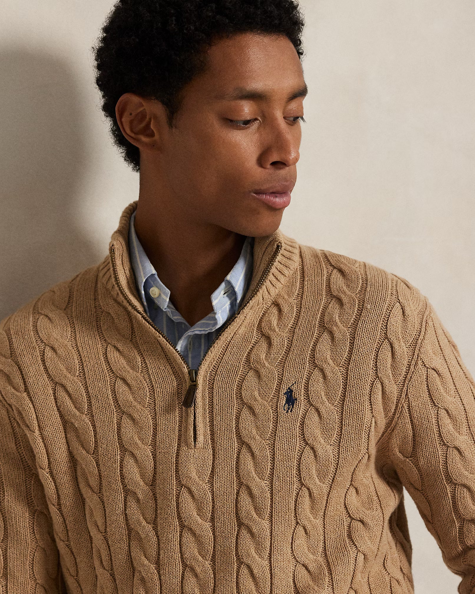 Fashion Zip Cotton Sweater - New Collection